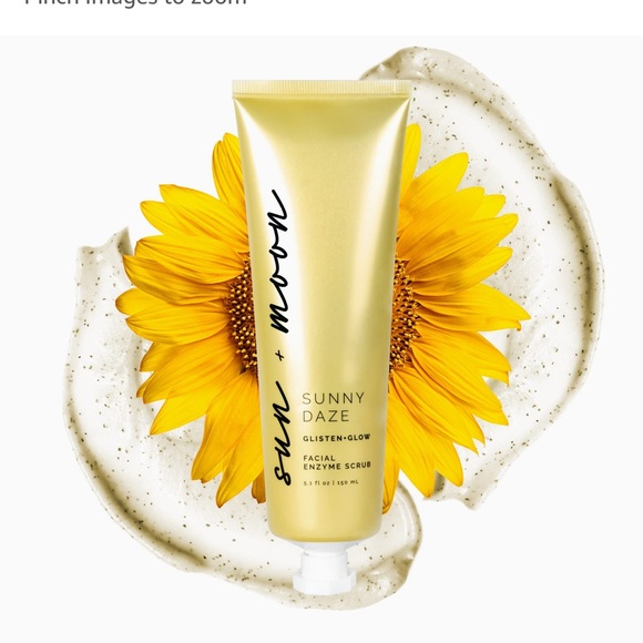 NEW Sealed SUN + MOON Sunny Daze Glisten + Glow Enzyme Scrub - Picture 1 of 7